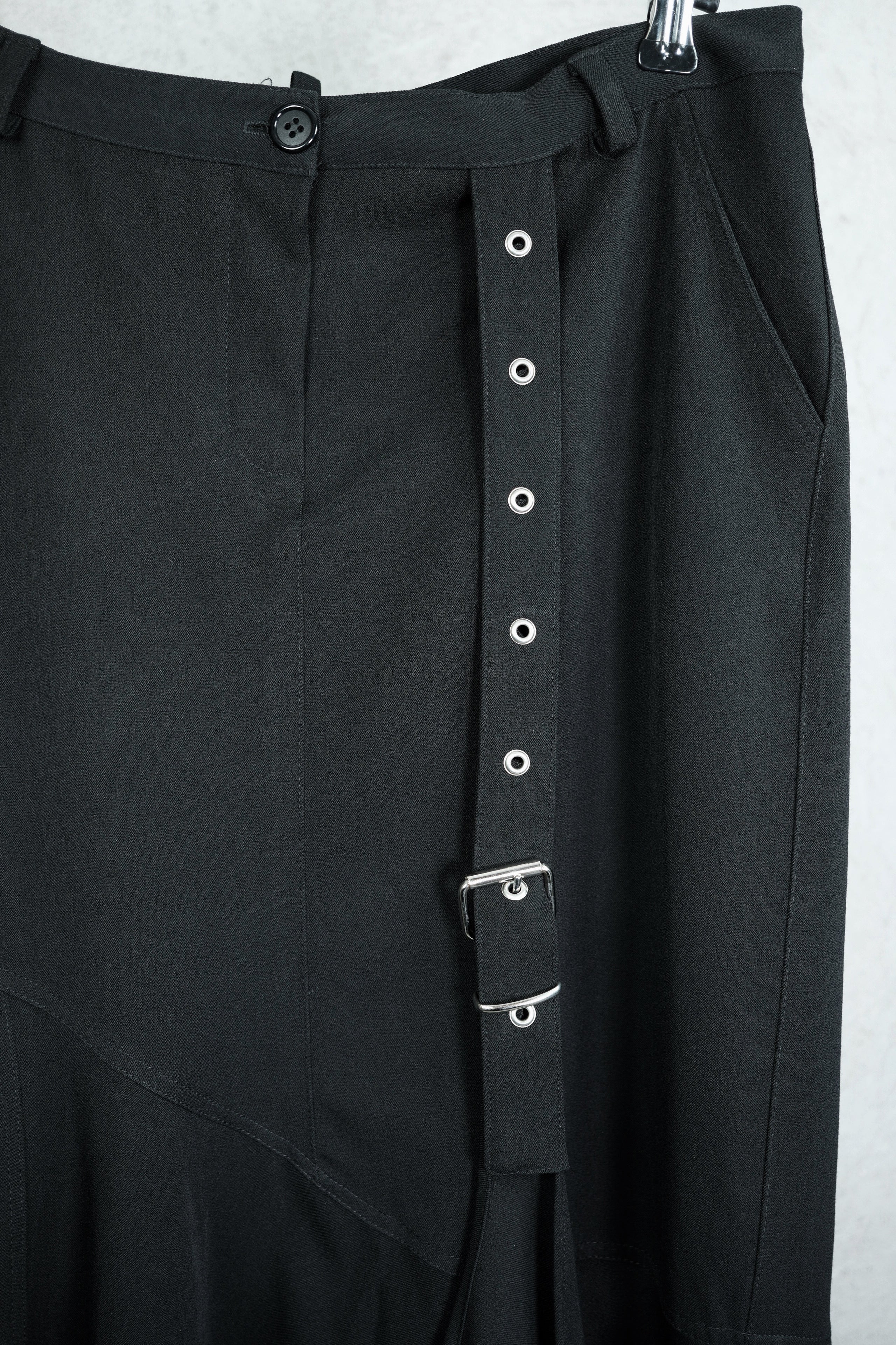 WOOXOOM Asymmetric Draped Skirt