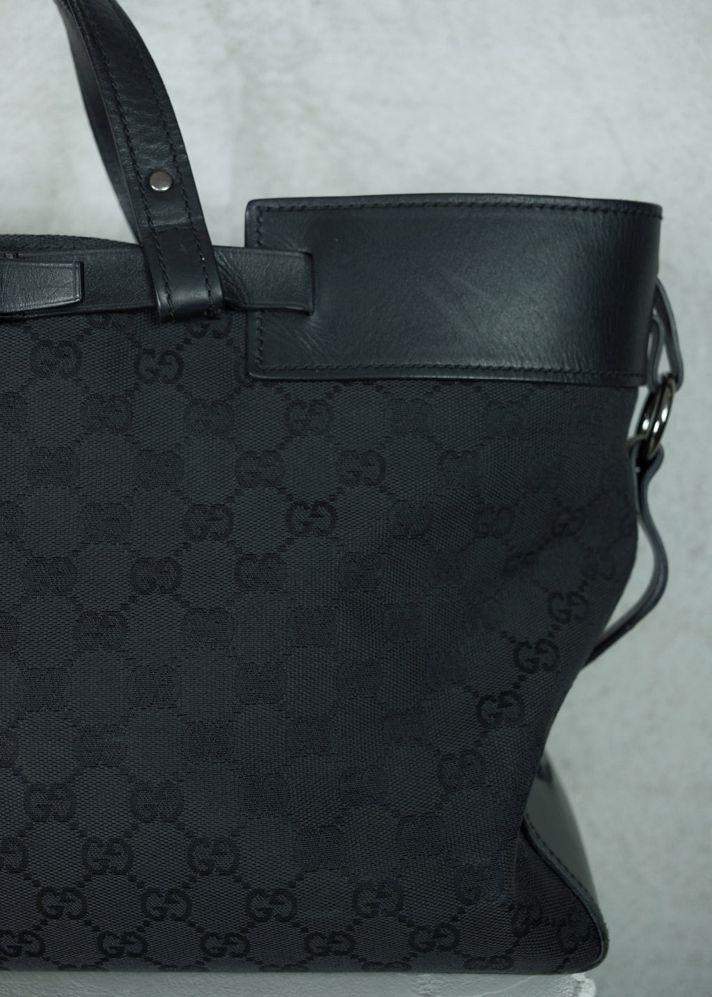 Gucci GG Monogram Buckle Tote Bag