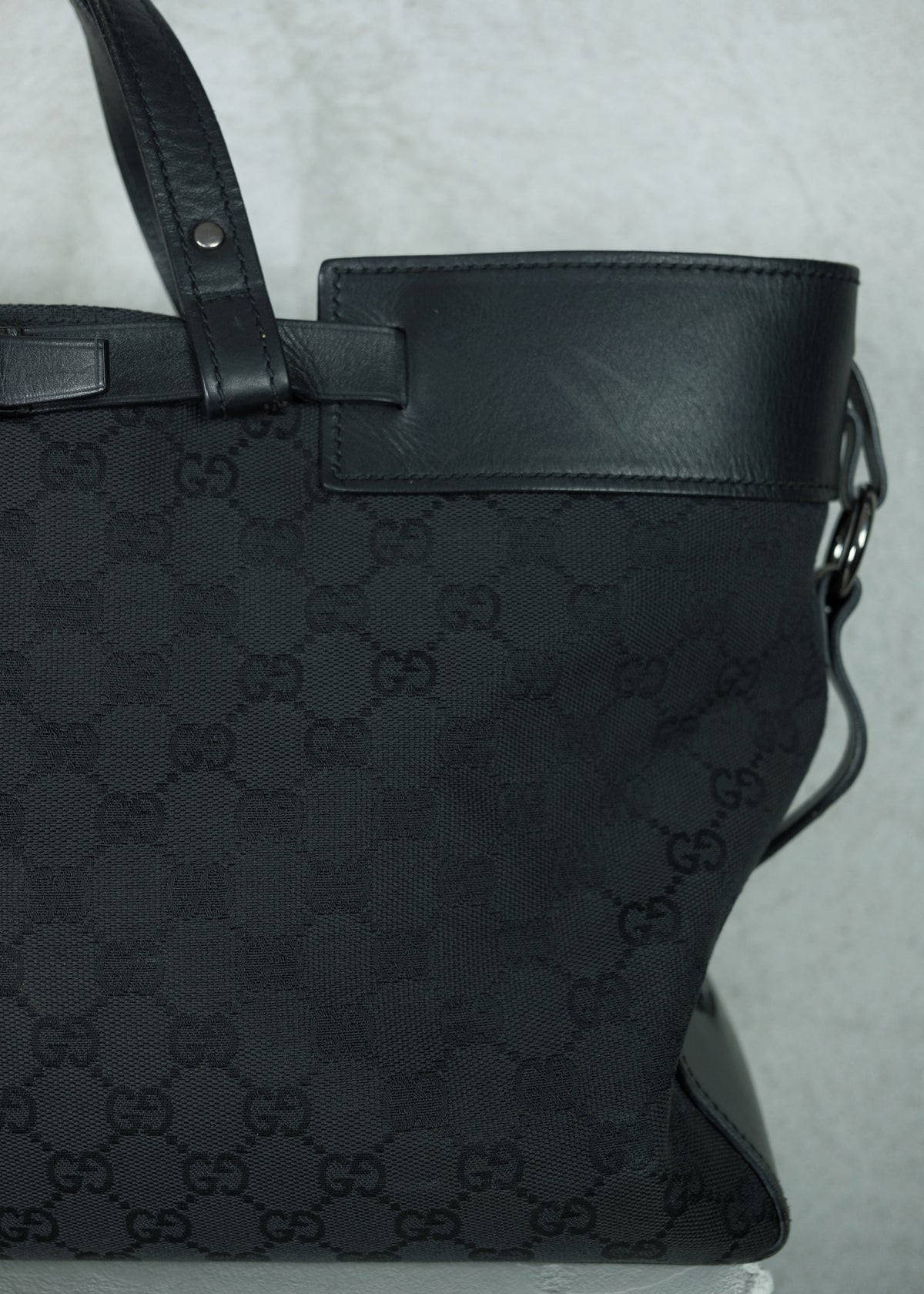 Gucci GG Monogram Buckle Tote Bag