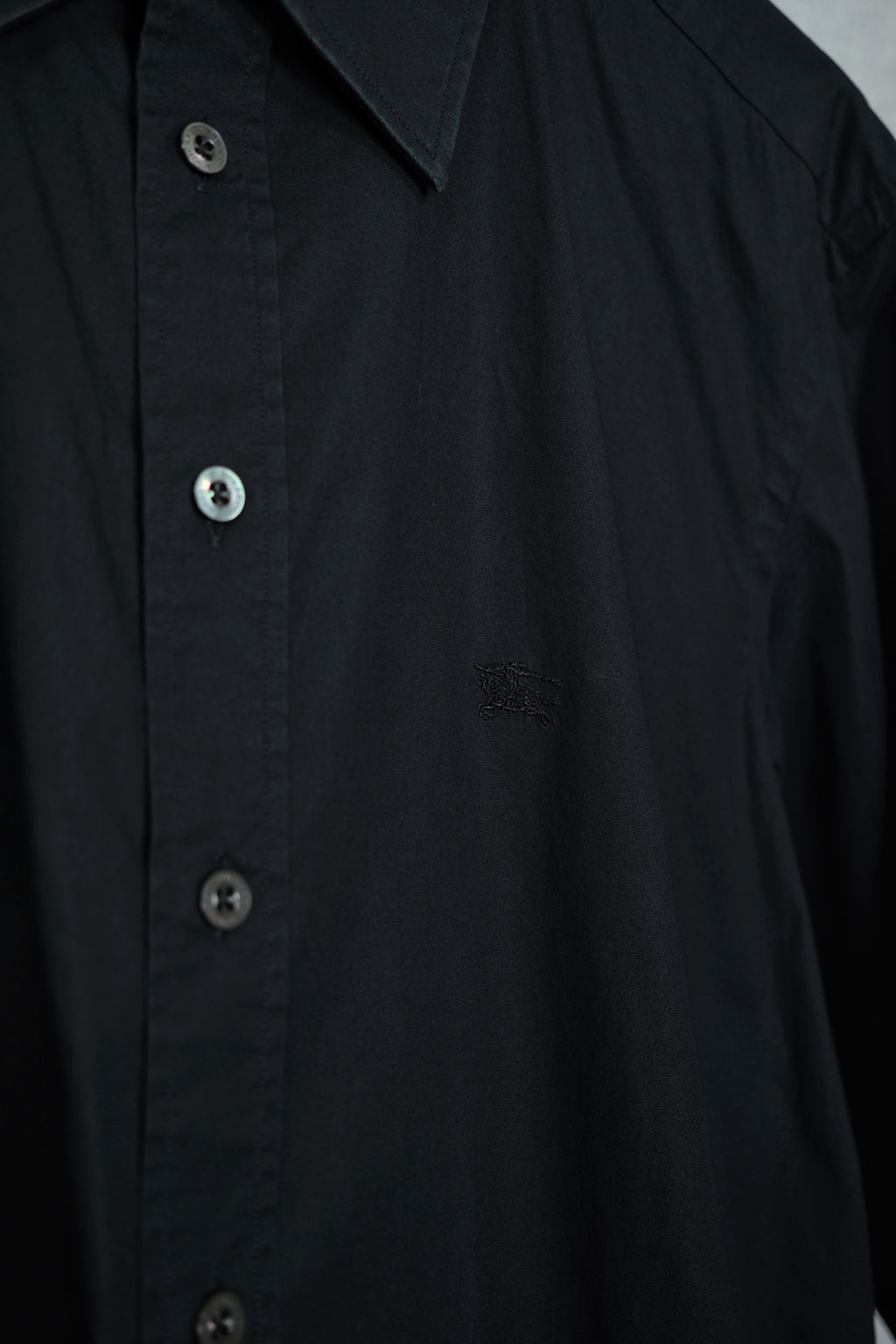 Burberry London black button-up shirt