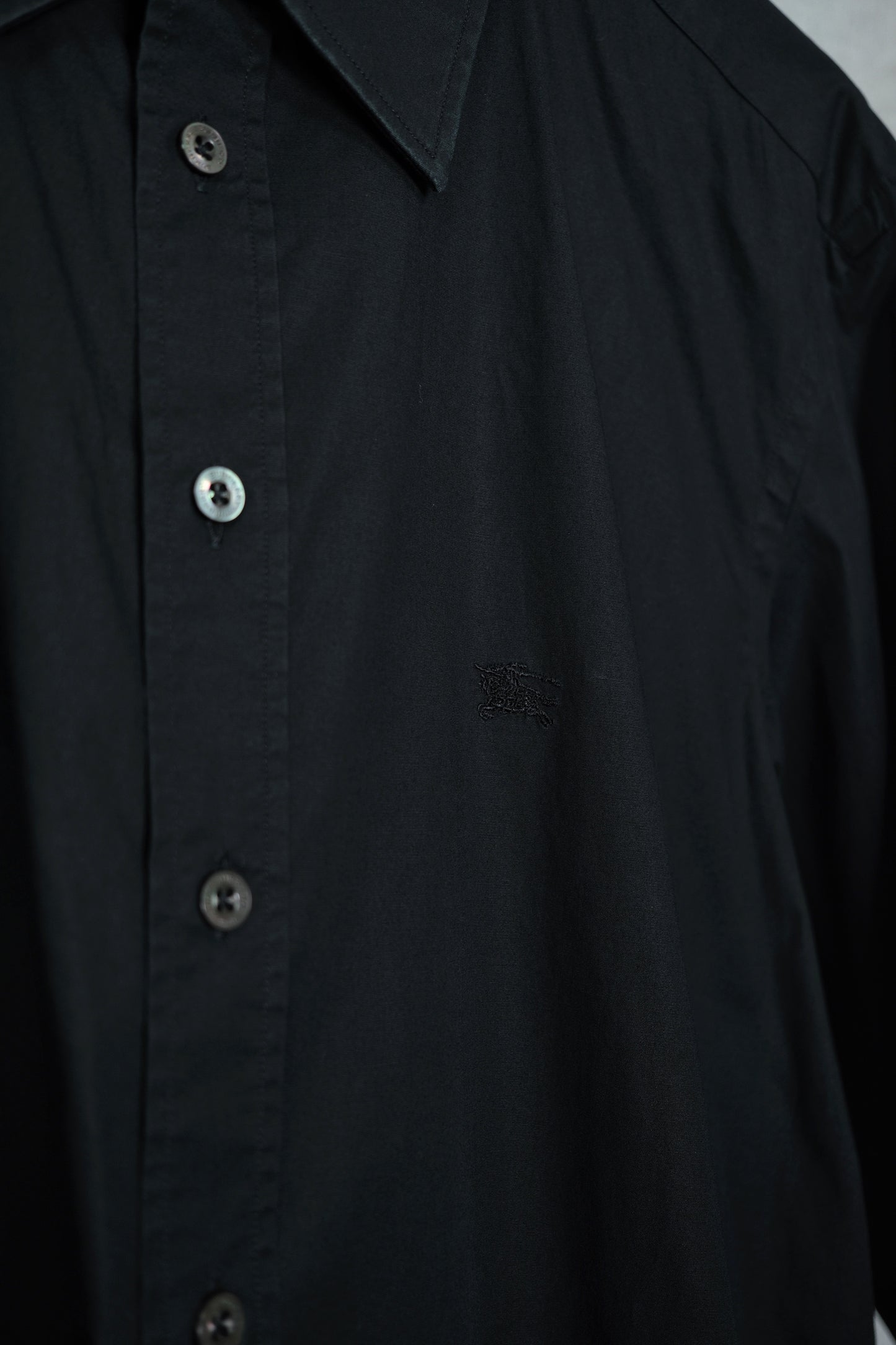 Burberry London black button-up shirt