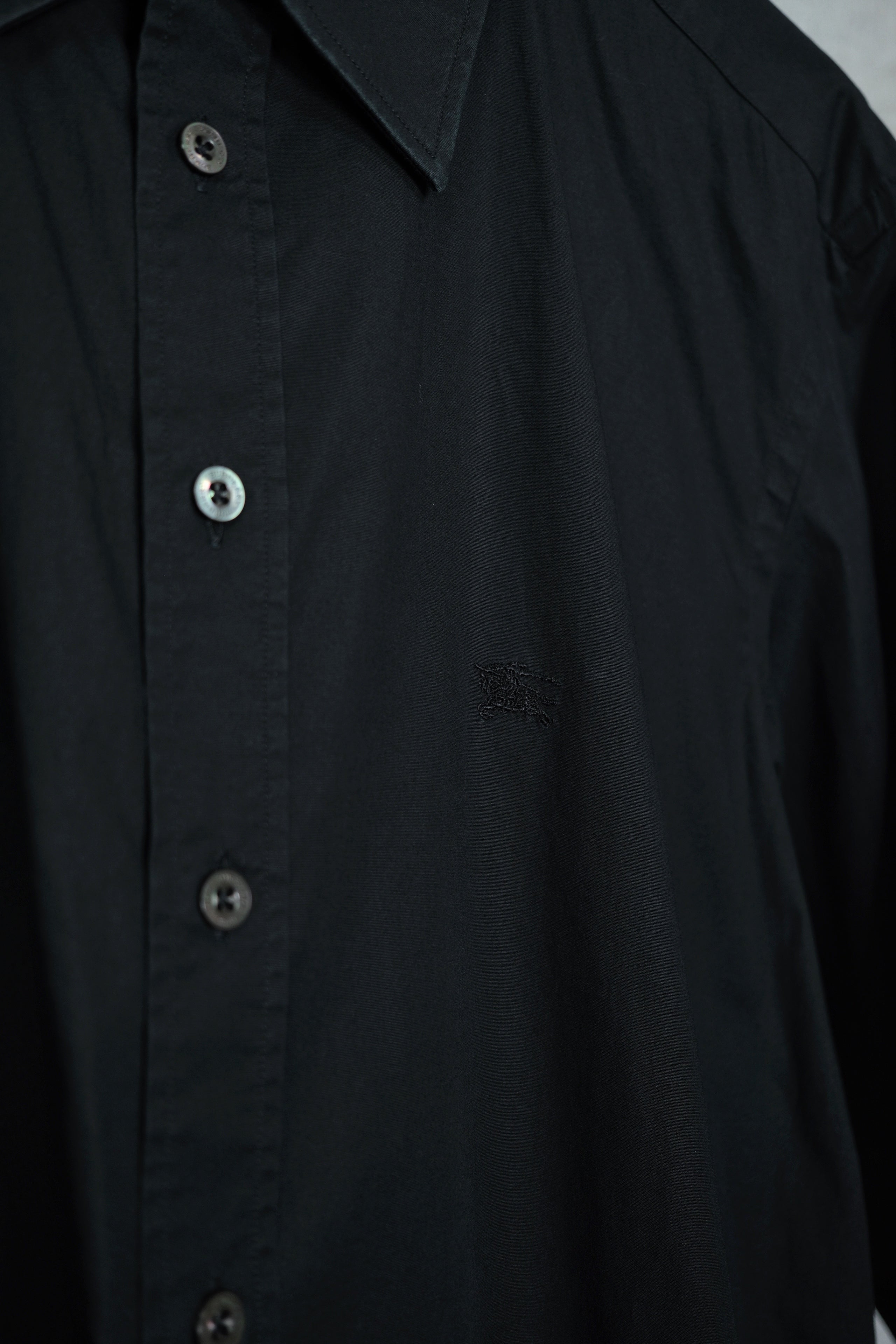 Burberry London black button-up shirt