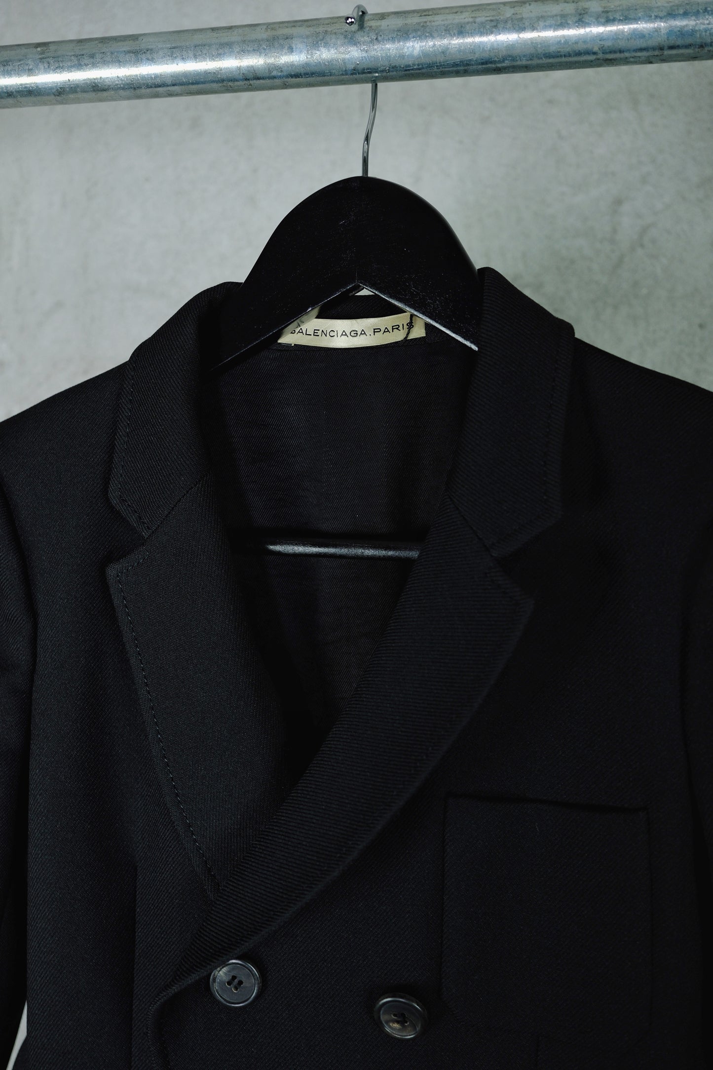 Balenciaga Paris Double-Breasted Blazer (Early 2000s)