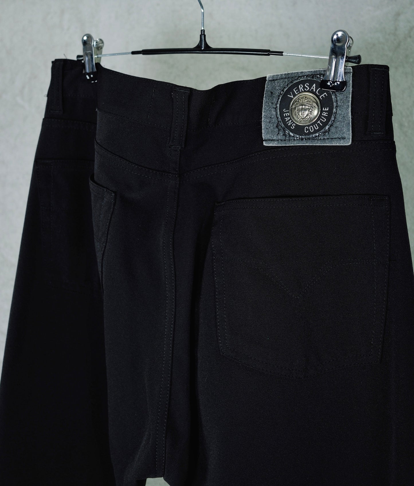 Versace Jeans Couture Vintage Black Pants (1990s)