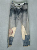 Isabel Marant Distressed Patch Jeans (Early 2000s)