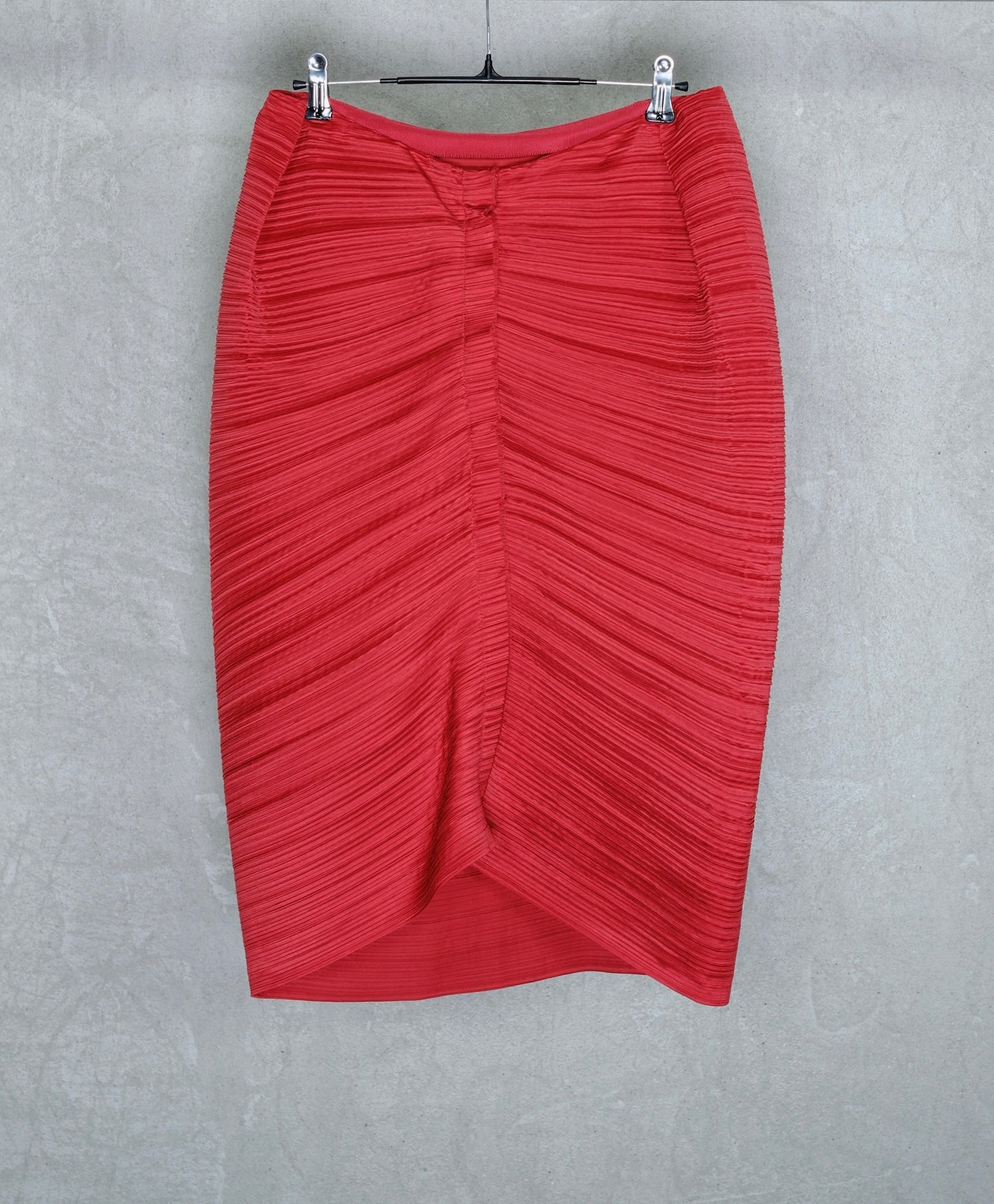 LANVIN FW2011 Red Pleated Skirt