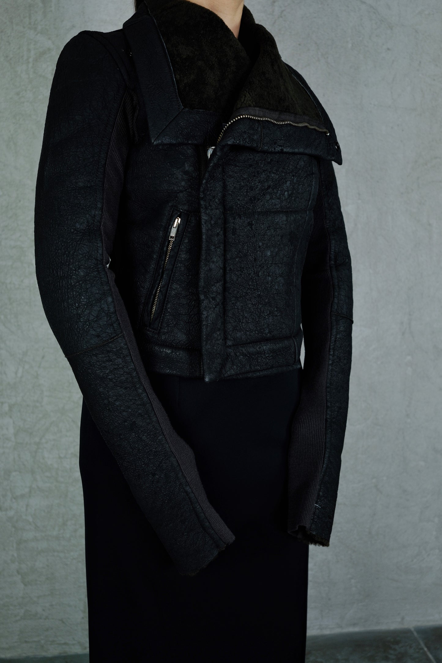 Rick Owens Leather Jacket (2000s)