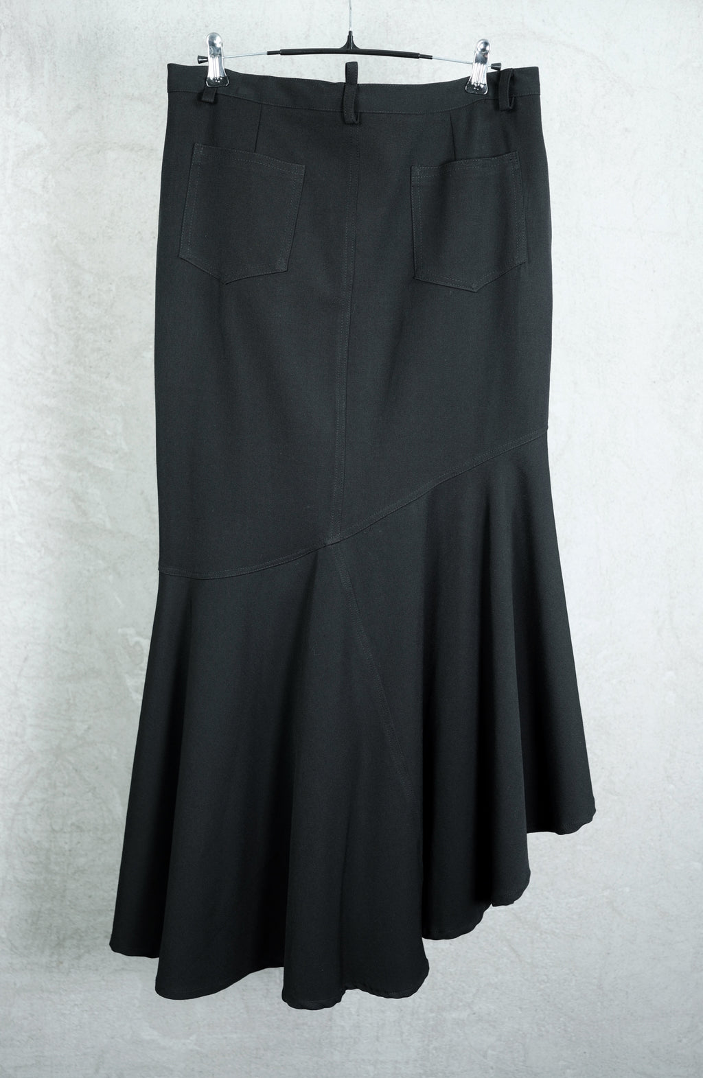 WOOXOOM Asymmetric Draped Skirt