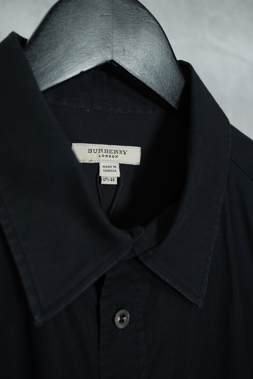 Burberry London black button-up shirt