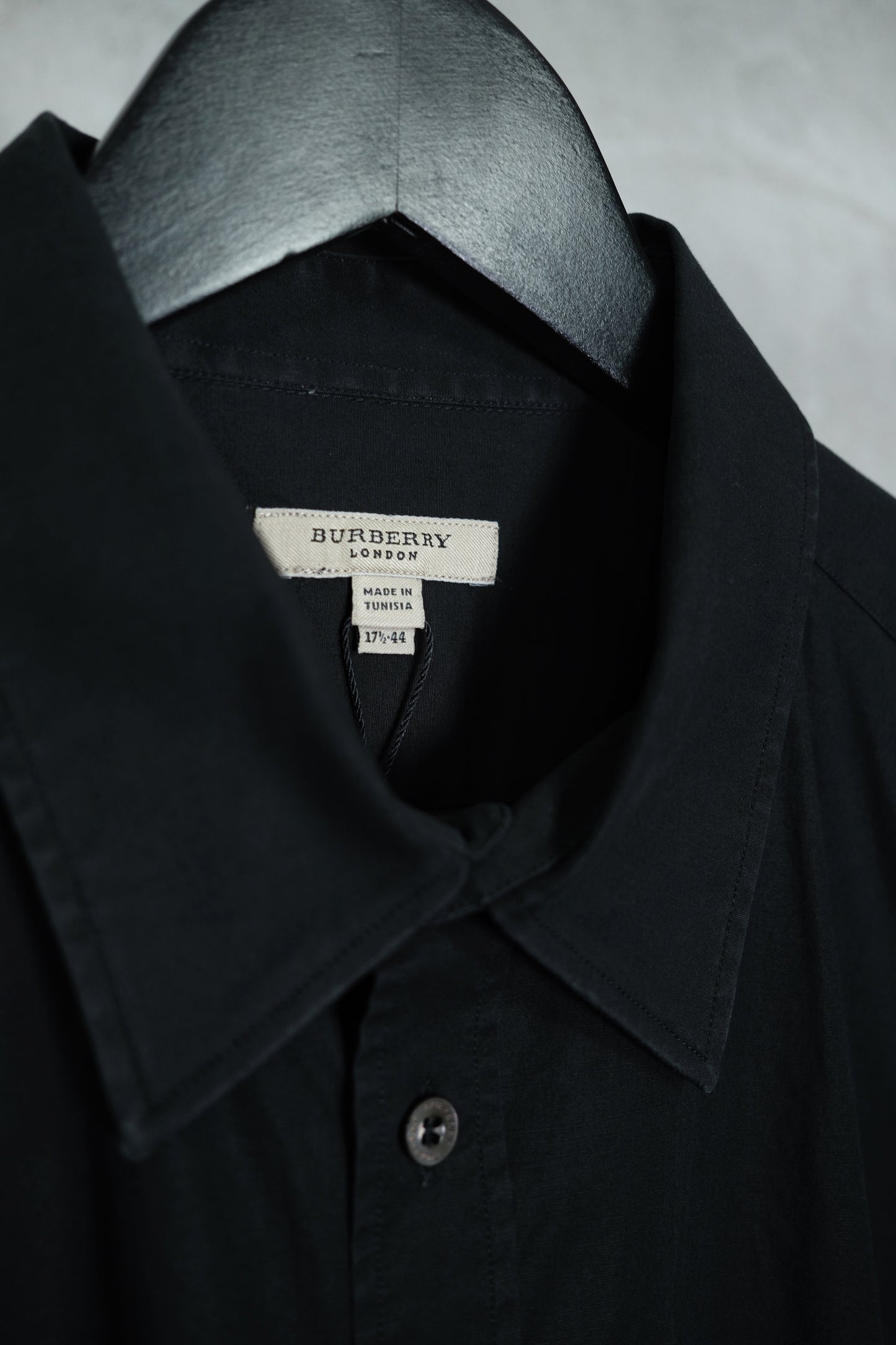 Burberry London black button-up shirt