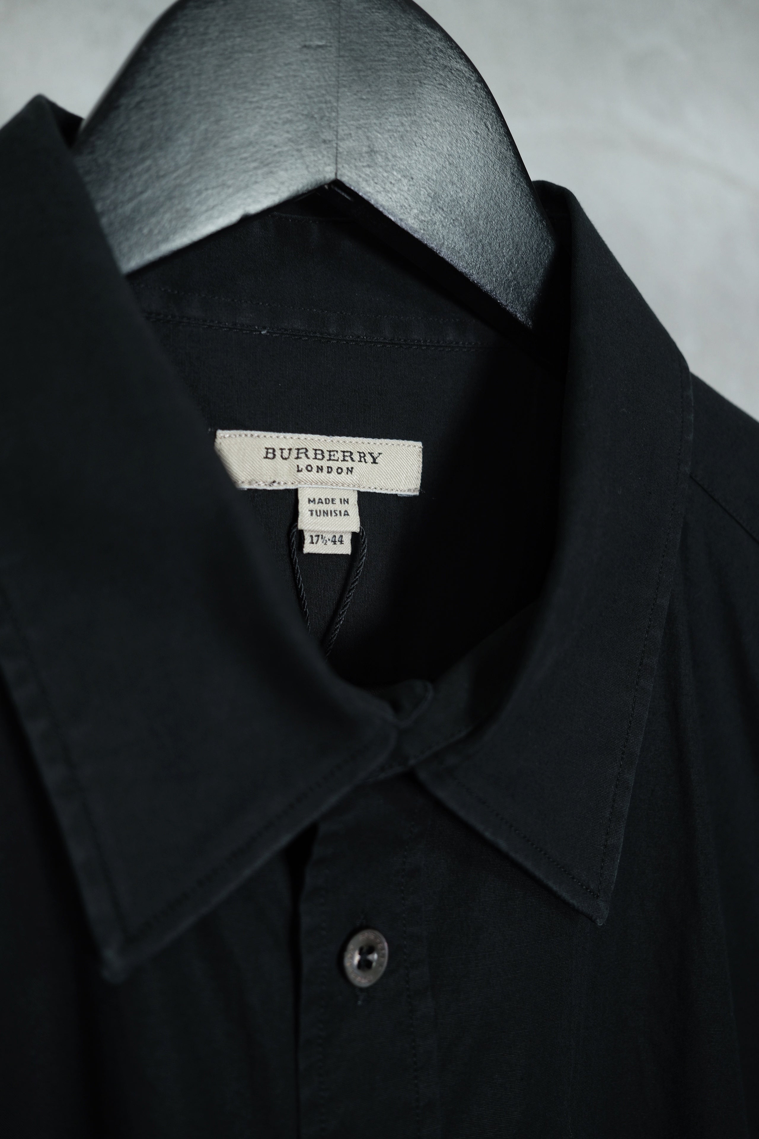 Burberry London black button-up shirt