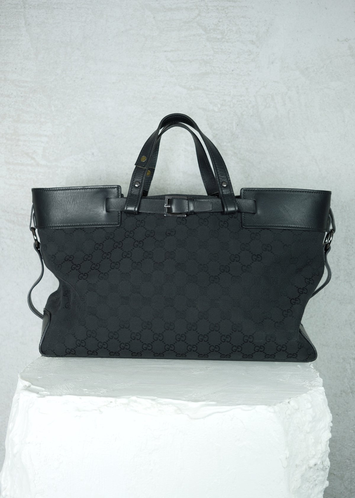 Gucci GG Monogram Buckle Tote Bag