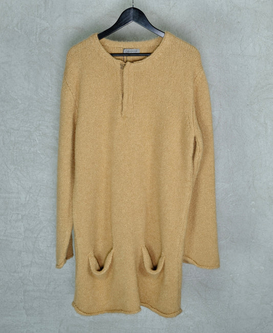 Yohji Yamamoto Pour Homme FW2001 Hand-Knit Camel Wool Sweater