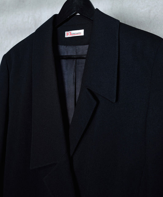 KL by Karl Lagerfeld Asymmetric Cropped Blazer