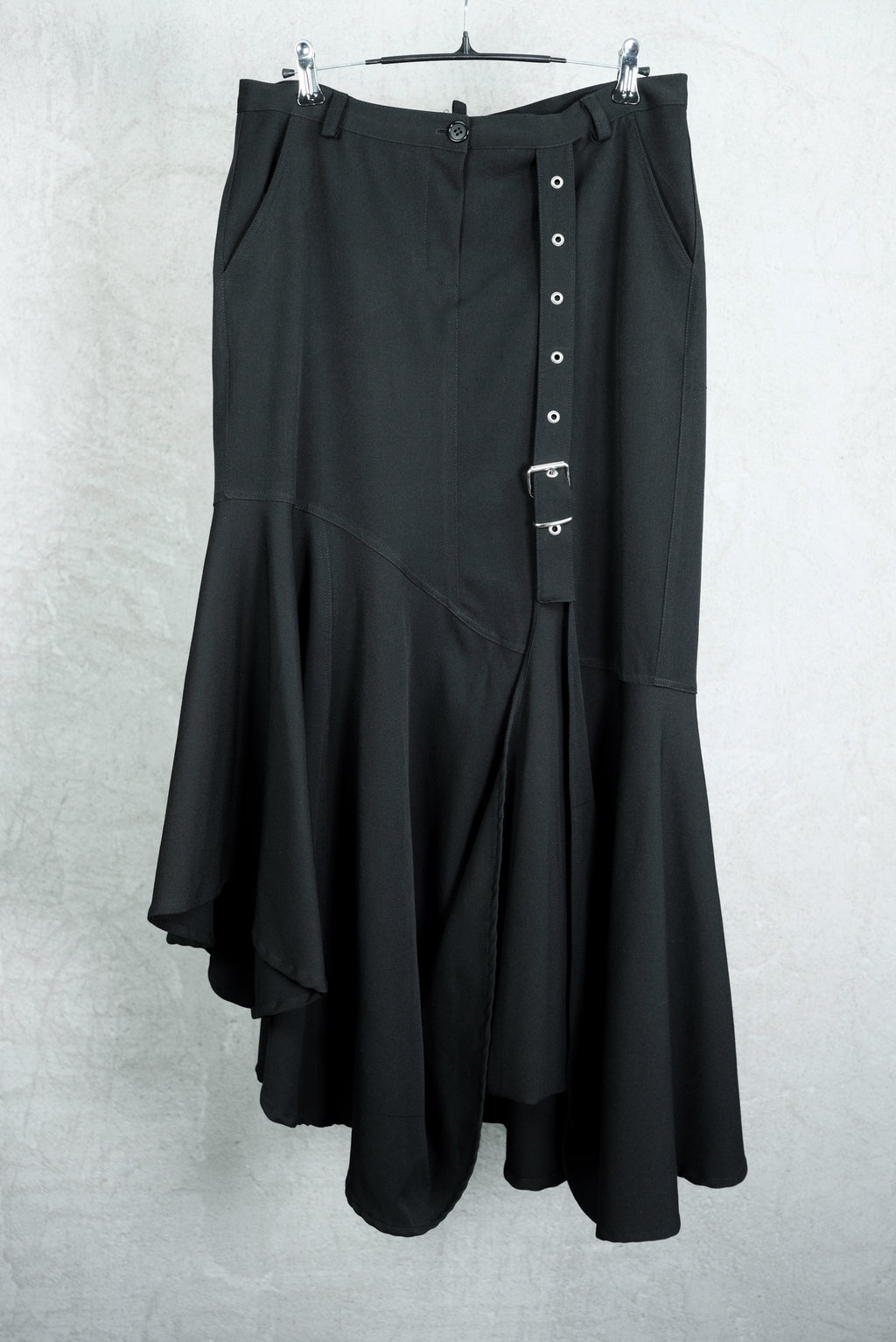 WOOXOOM Asymmetric Draped Skirt