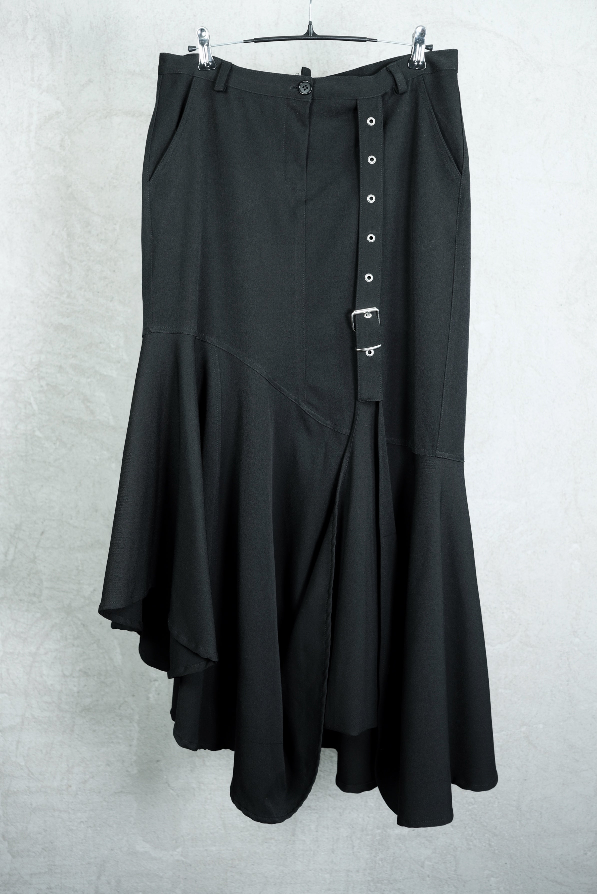 WOOXOOM Asymmetric Draped Skirt