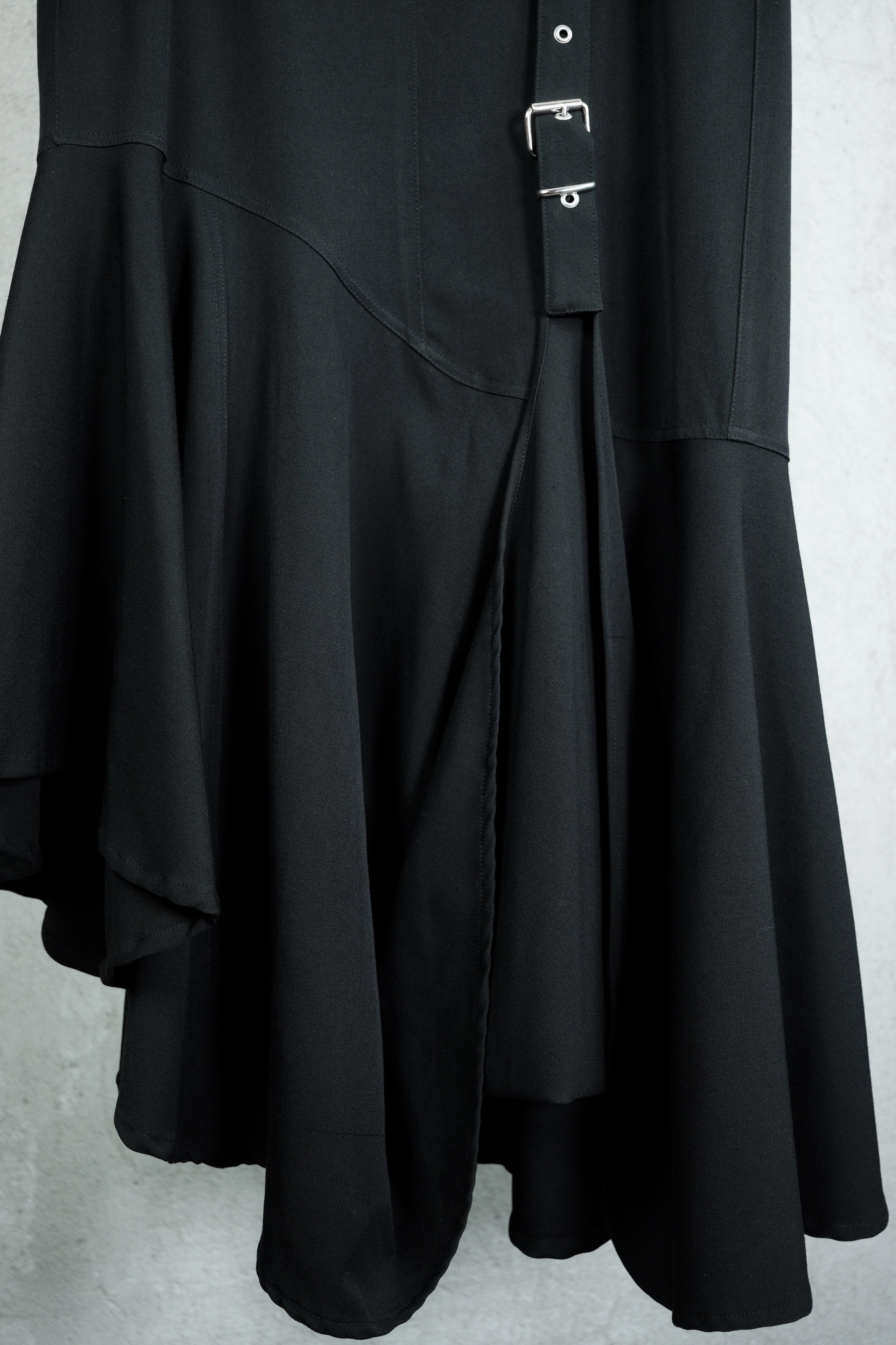WOOXOOM Asymmetric Draped Skirt