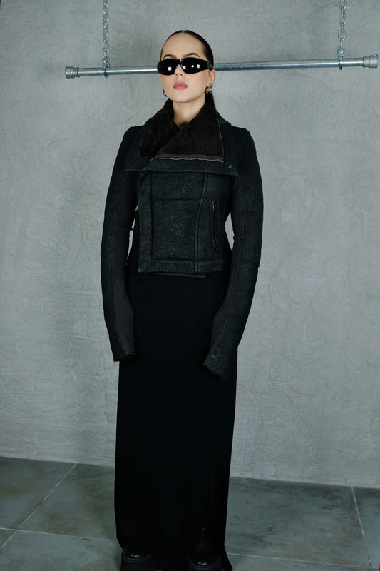 Rick Owens Leather Jacket (2000s)