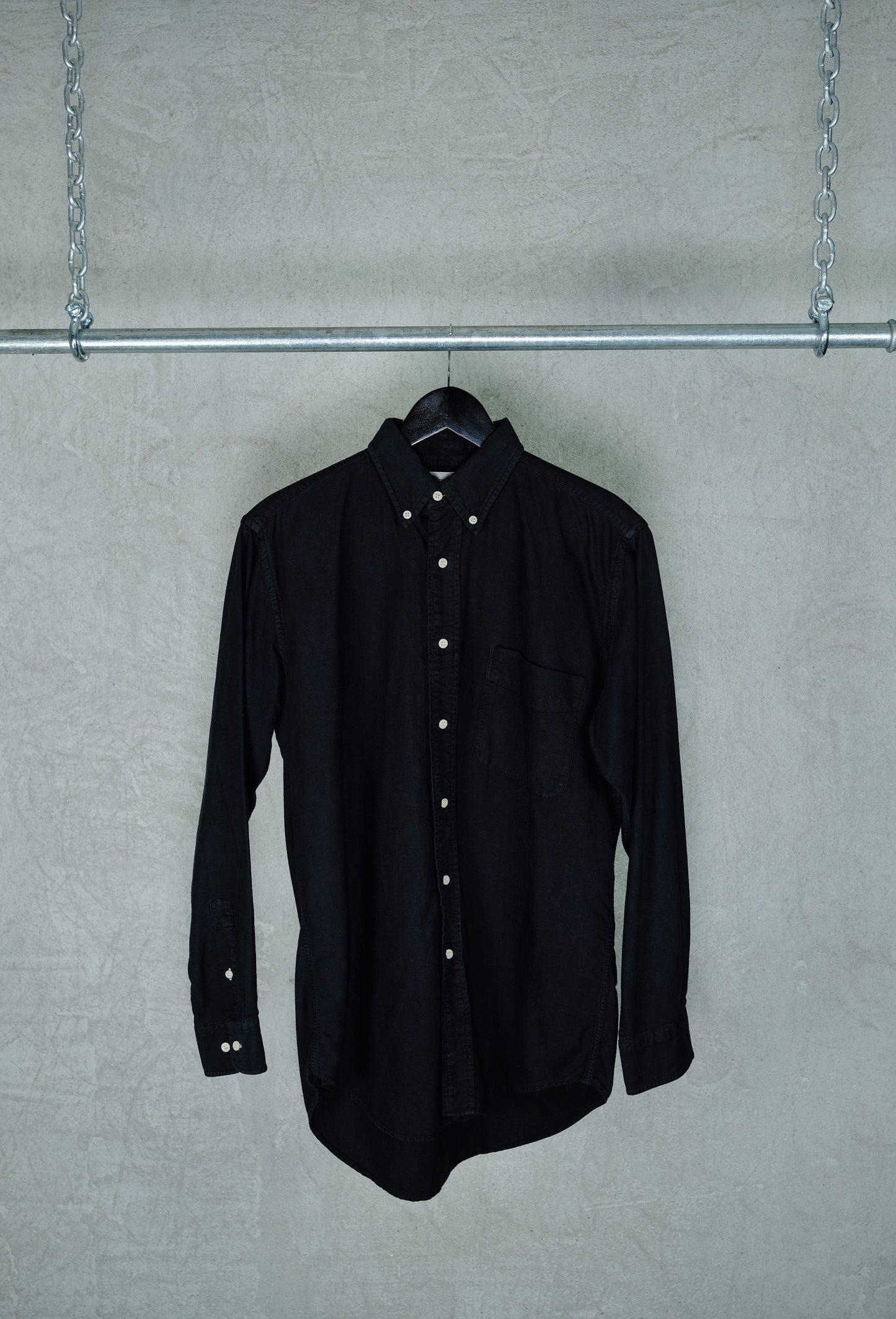 Avirex LTD. Black Cotton Work Shirt – New York Label (Vintage 1990s)
