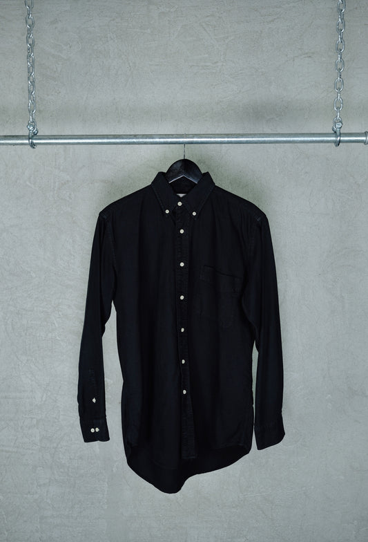 Avirex LTD. Black Cotton Work Shirt – New York Label (Vintage 1990s)