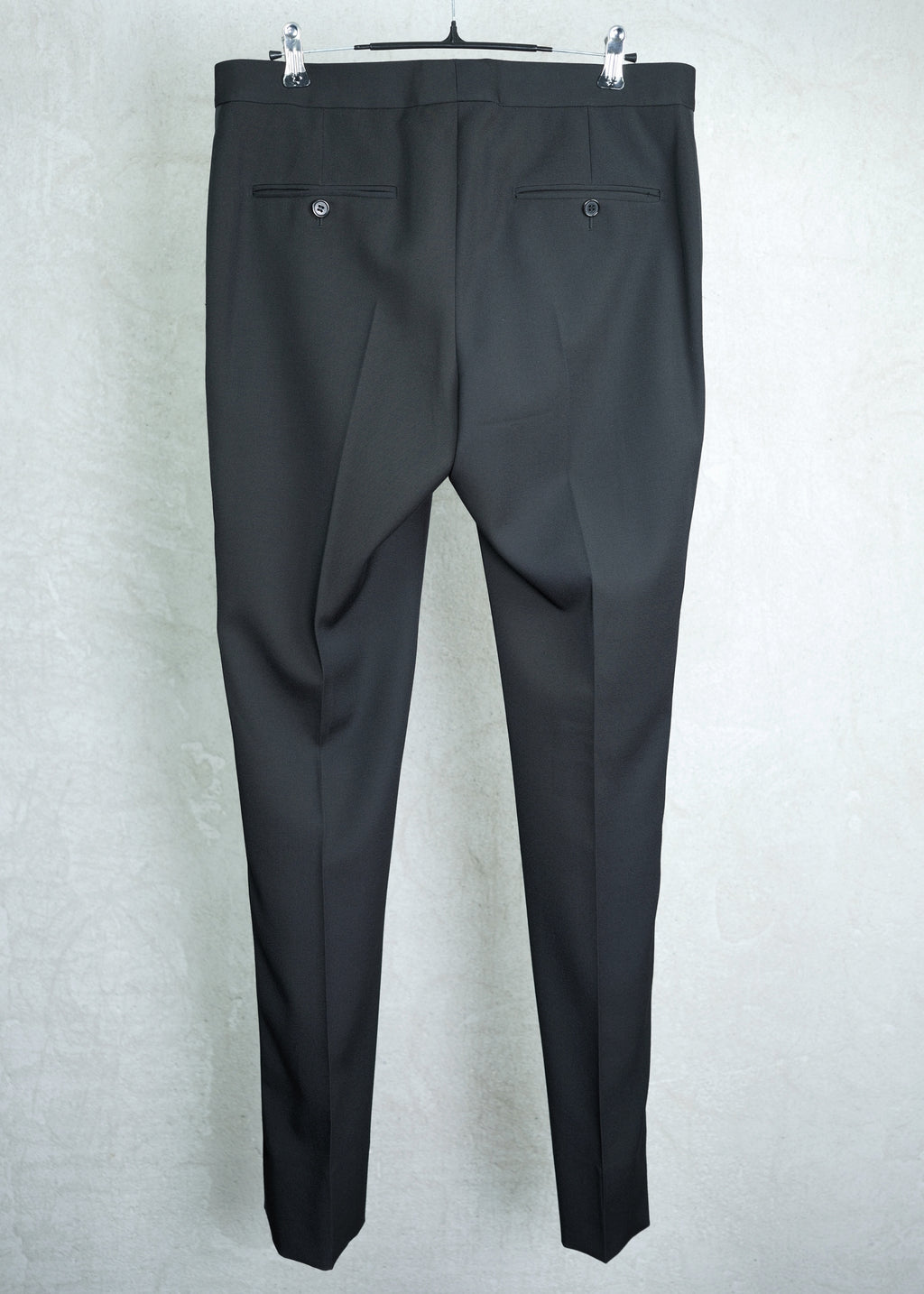 Saint Laurent Tuxedo Pants in Grain de Poudre