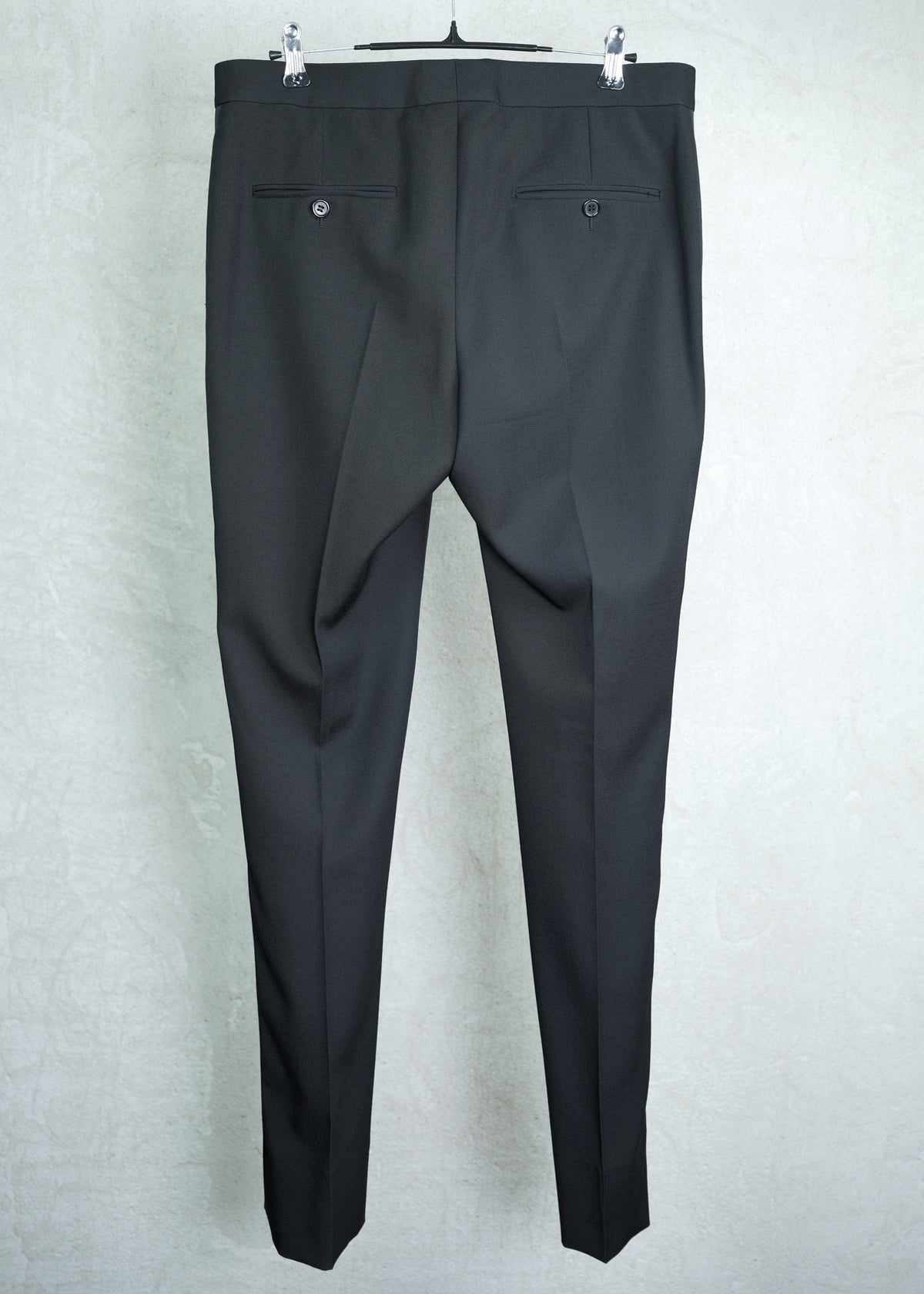 Saint Laurent Tuxedo Pants in Grain de Poudre