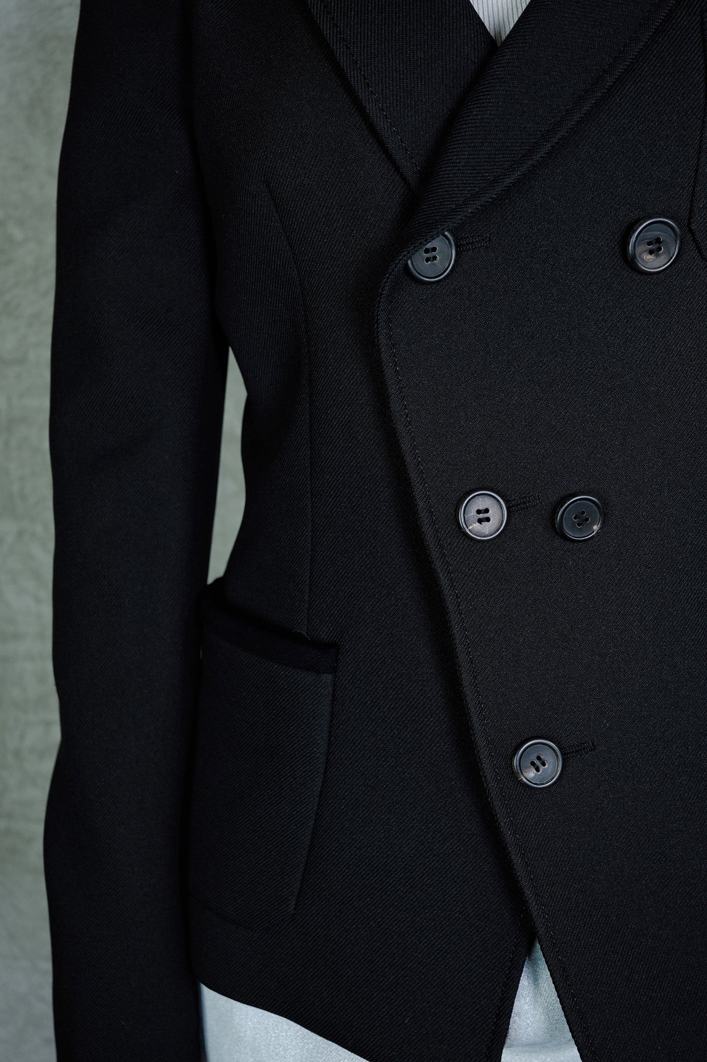 Balenciaga Paris Double-Breasted Blazer (Early 2000s)