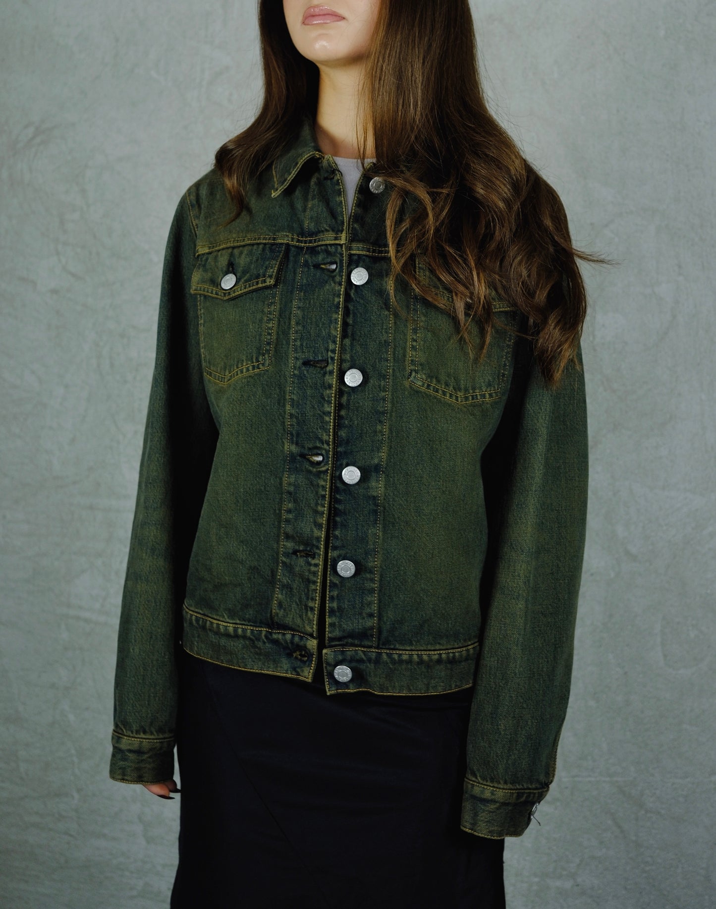 Helmut Lang “Vintage Stained Denim” Jacket (late 1990s)
