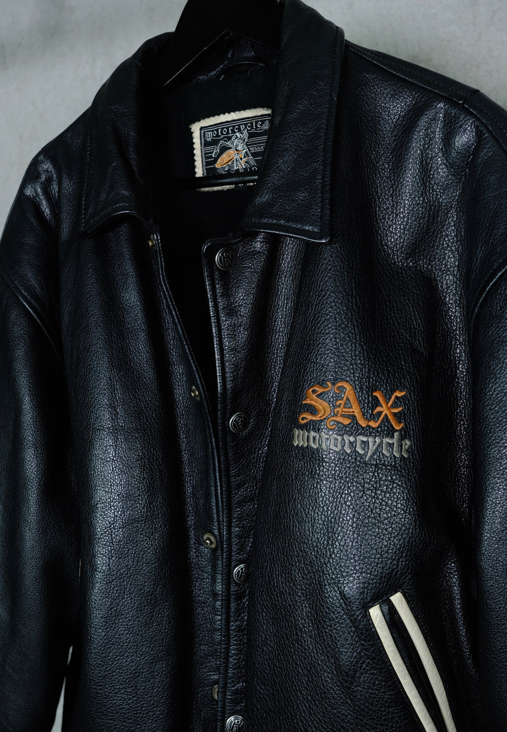 SAX Motorcycle “Easyrider” Vintage Leather Jacket