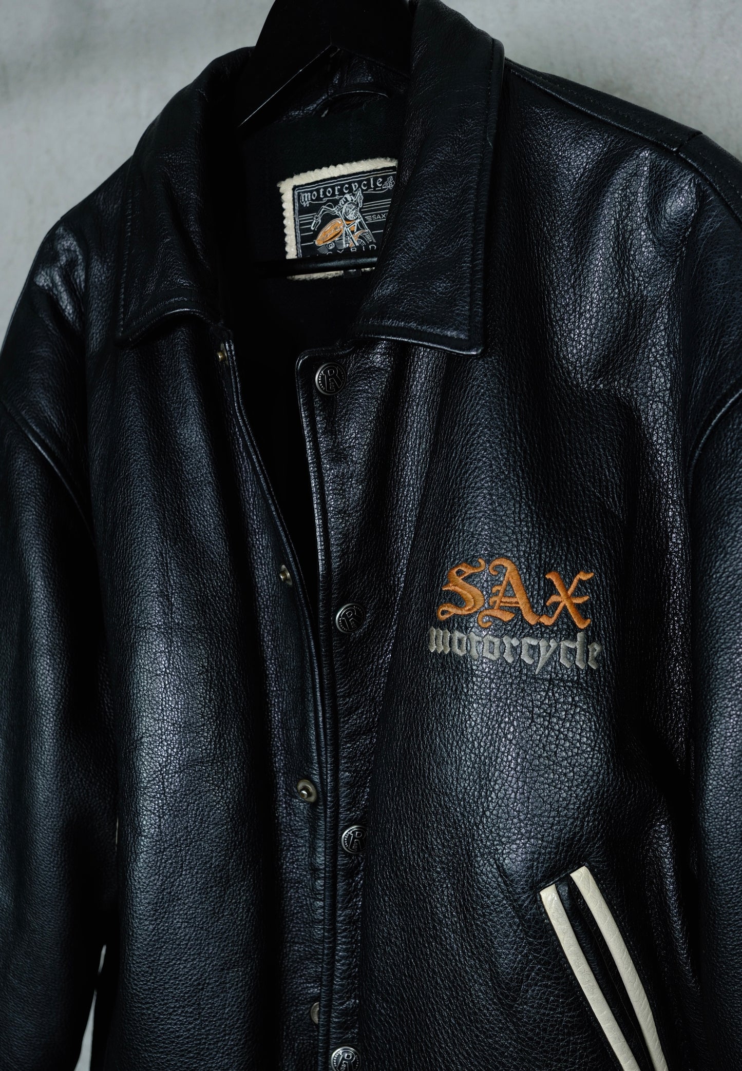 SAX Motorcycle “Easyrider” Vintage Leather Jacket