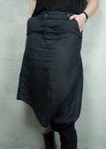 Barbara I Gongini Hemp Asymmetric Skirt Trousers