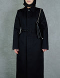 BALENCIAGA Demna-Era Black Belted Coat