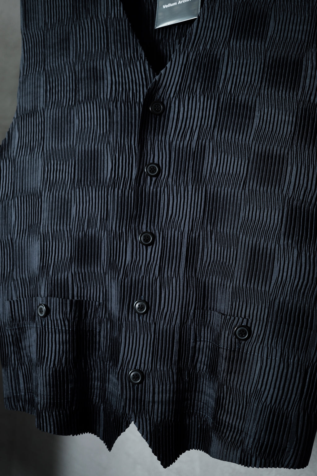 Issey Miyake plissé vest