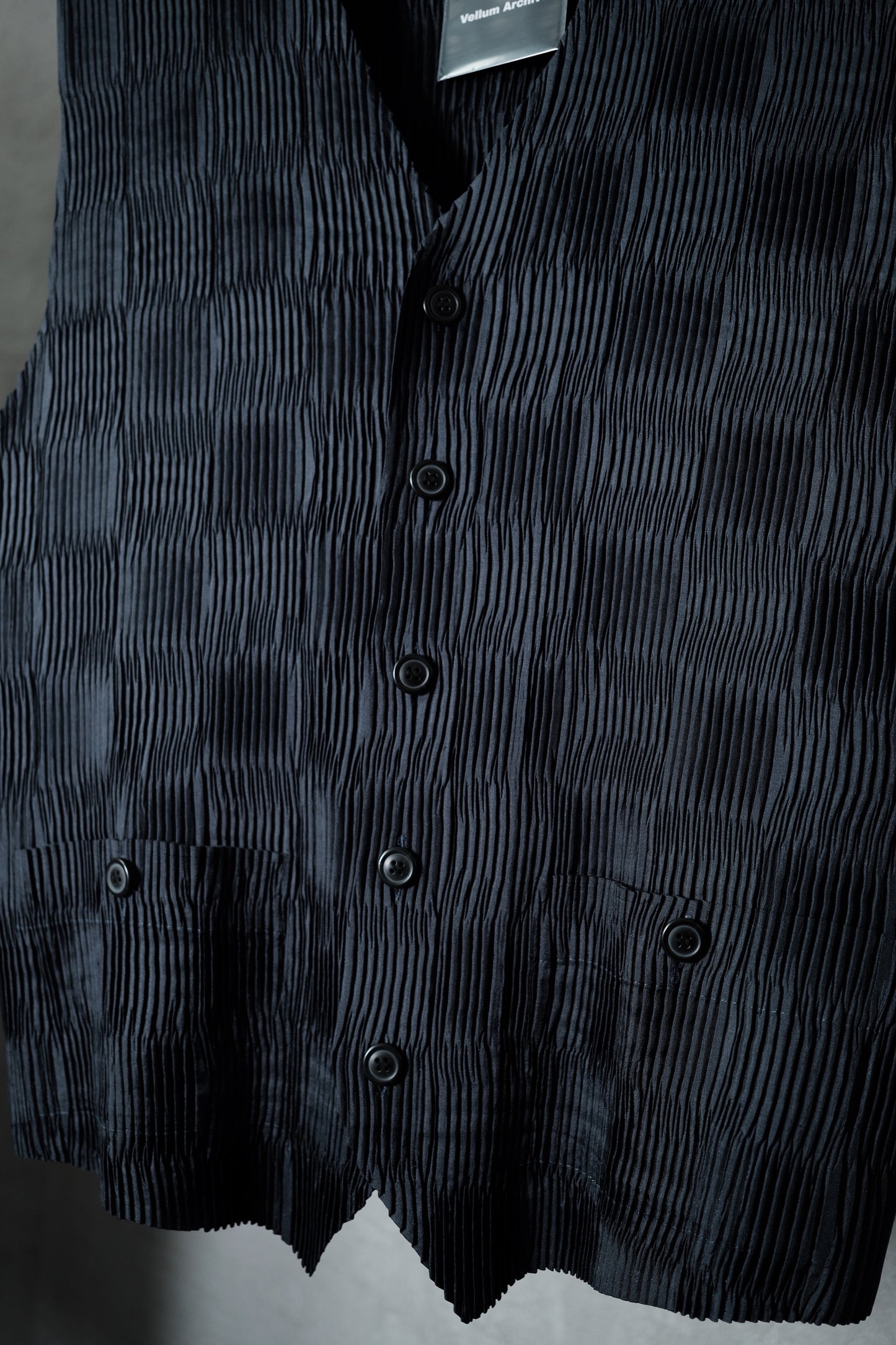 Issey Miyake plissé vest
