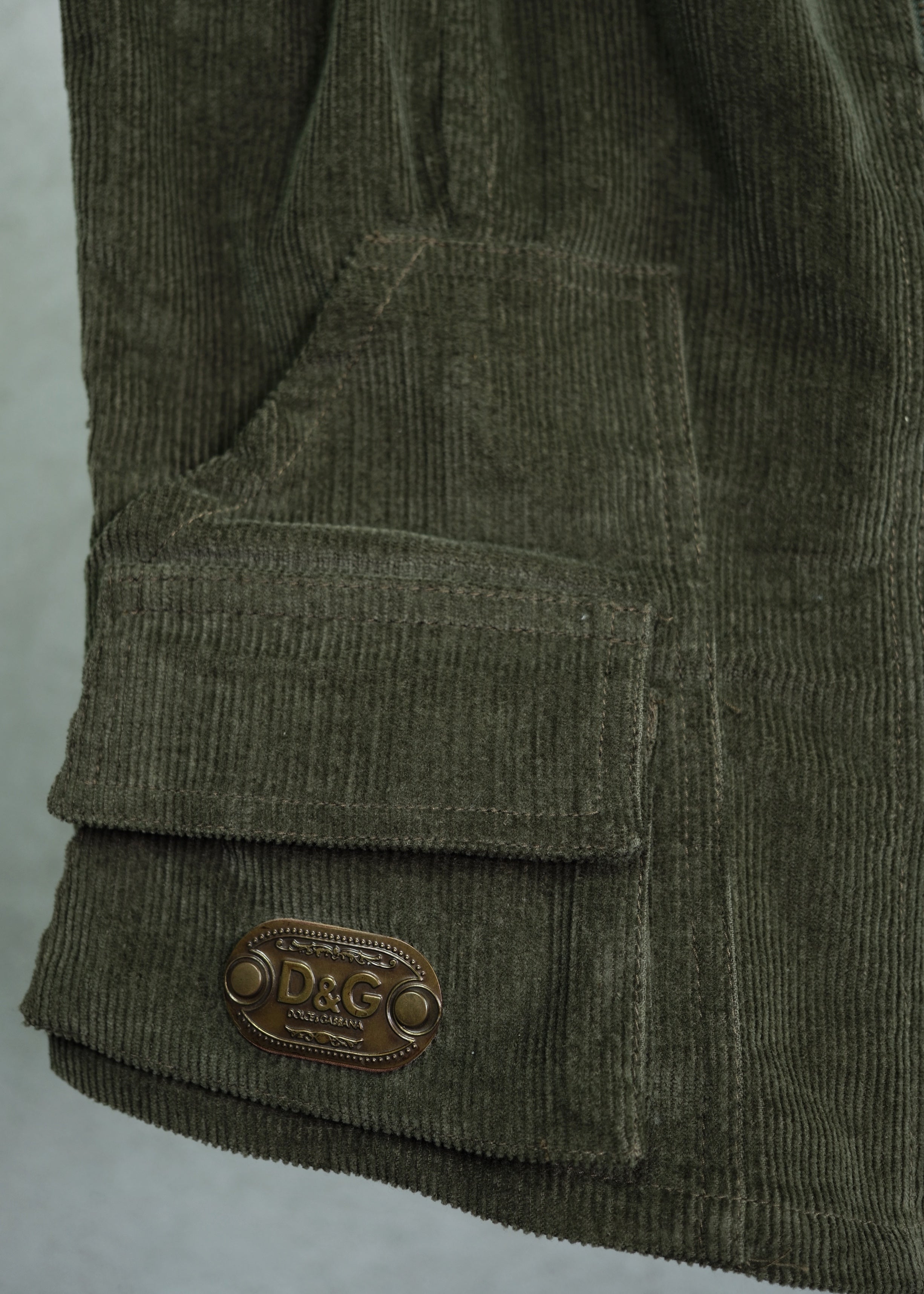 Dolce & Gabbana Cargo Corduroy Corset