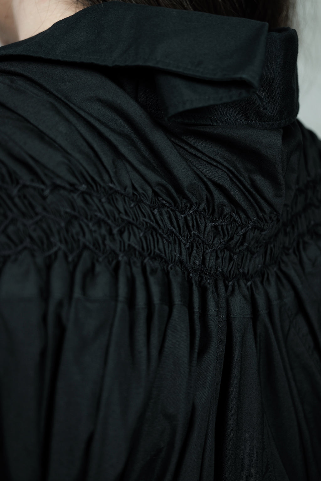 Junya Watanabe Comme des Garçons Smocked Balloon Shirt