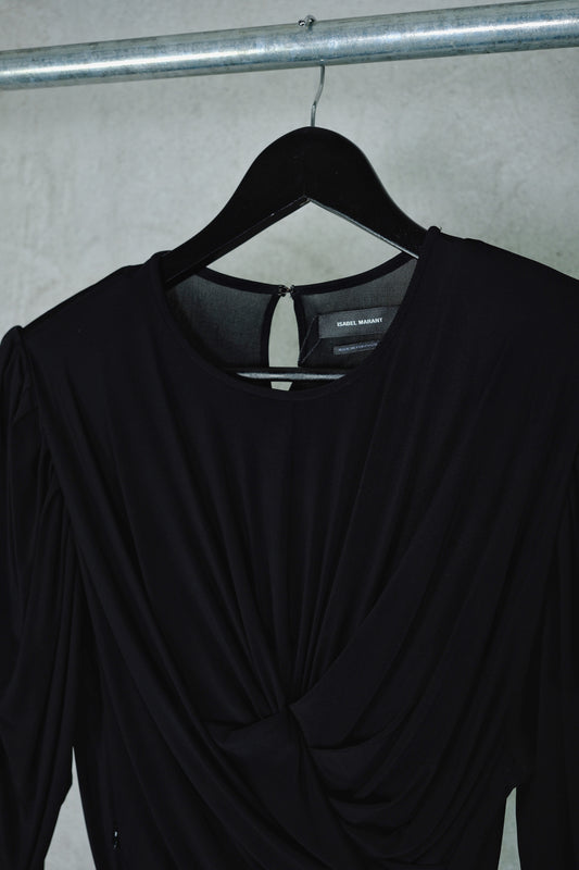 Isabel Marant Draped Black Top