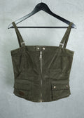 Dolce & Gabbana Cargo Corduroy Corset