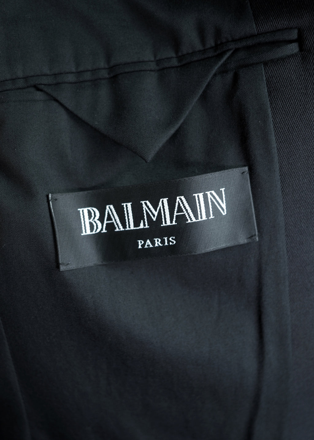 Balmain Paris Black Wool Blazer