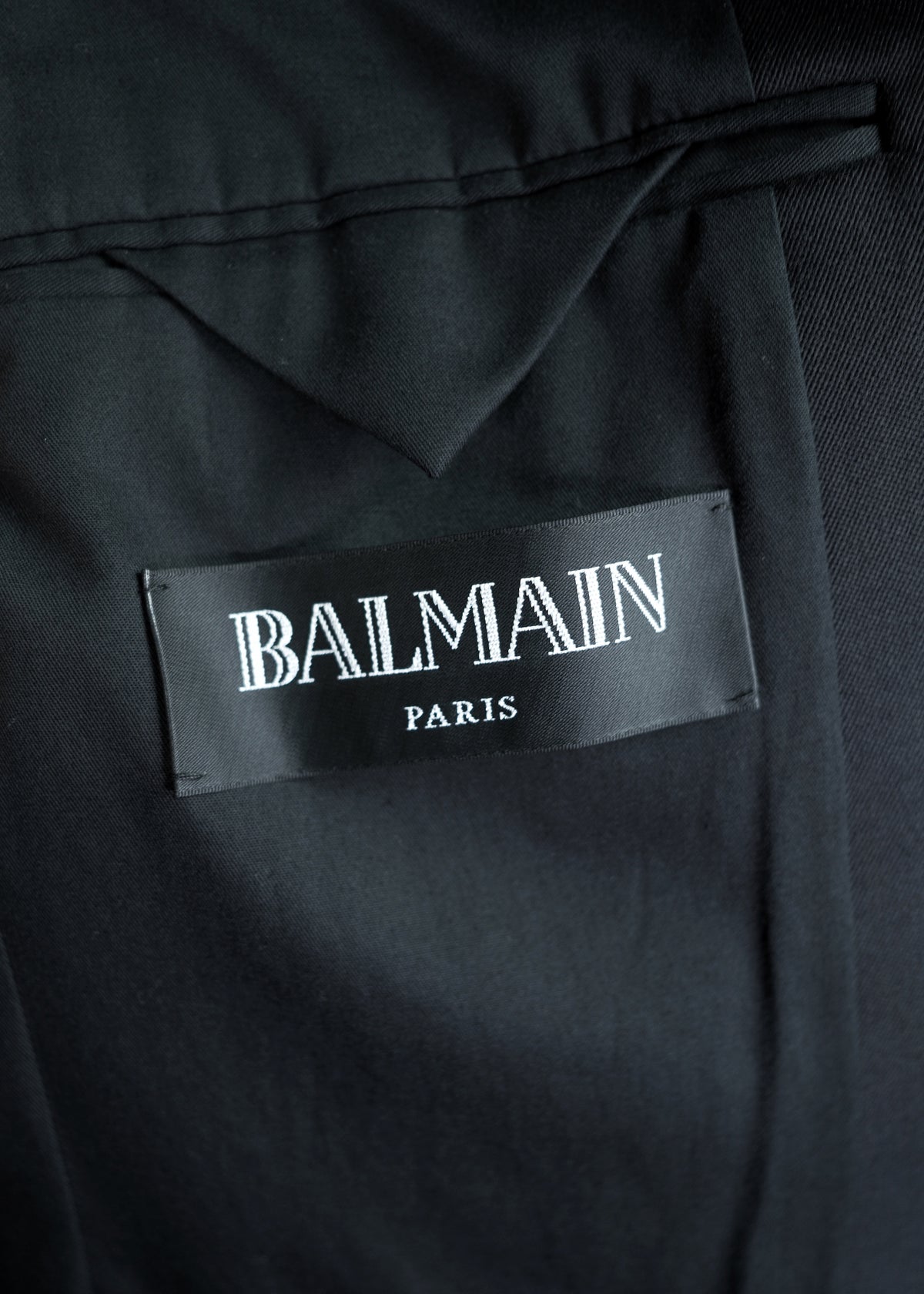 Balmain Paris Black Wool Blazer