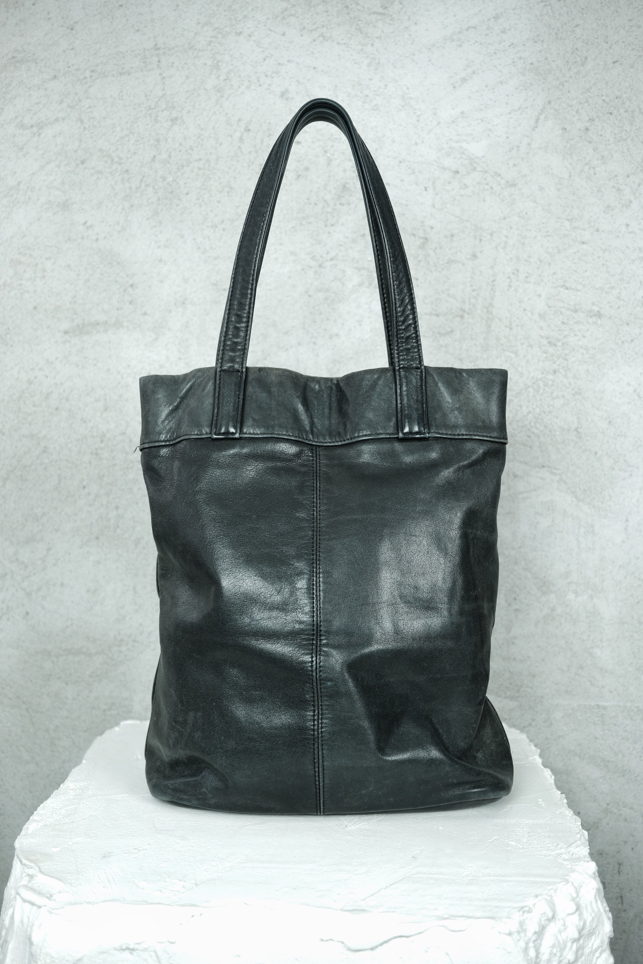 Y's Yohji Yamamoto Leather Tote Bag