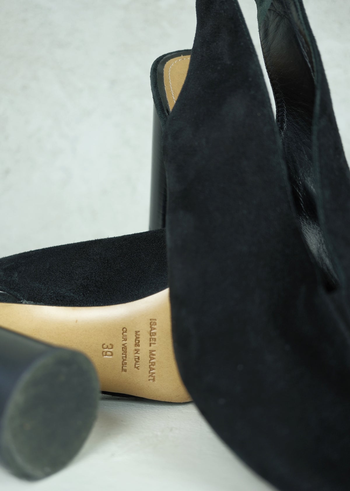 Isabel Marant Meirid Suede Slingback Heels