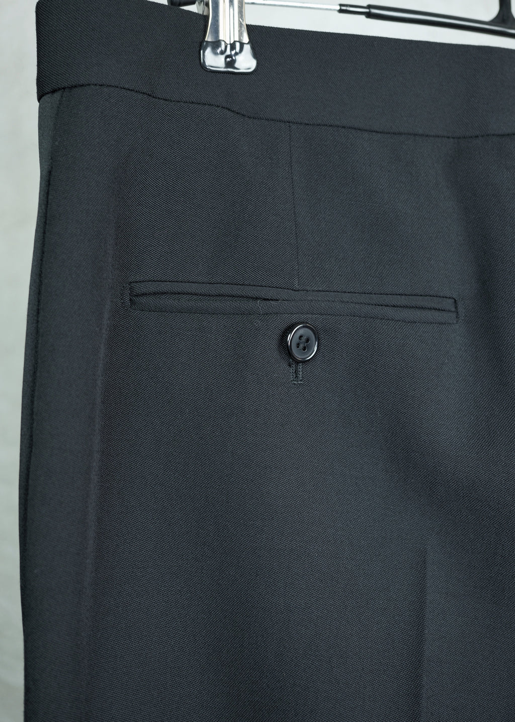 Saint Laurent Tuxedo Pants in Grain de Poudre