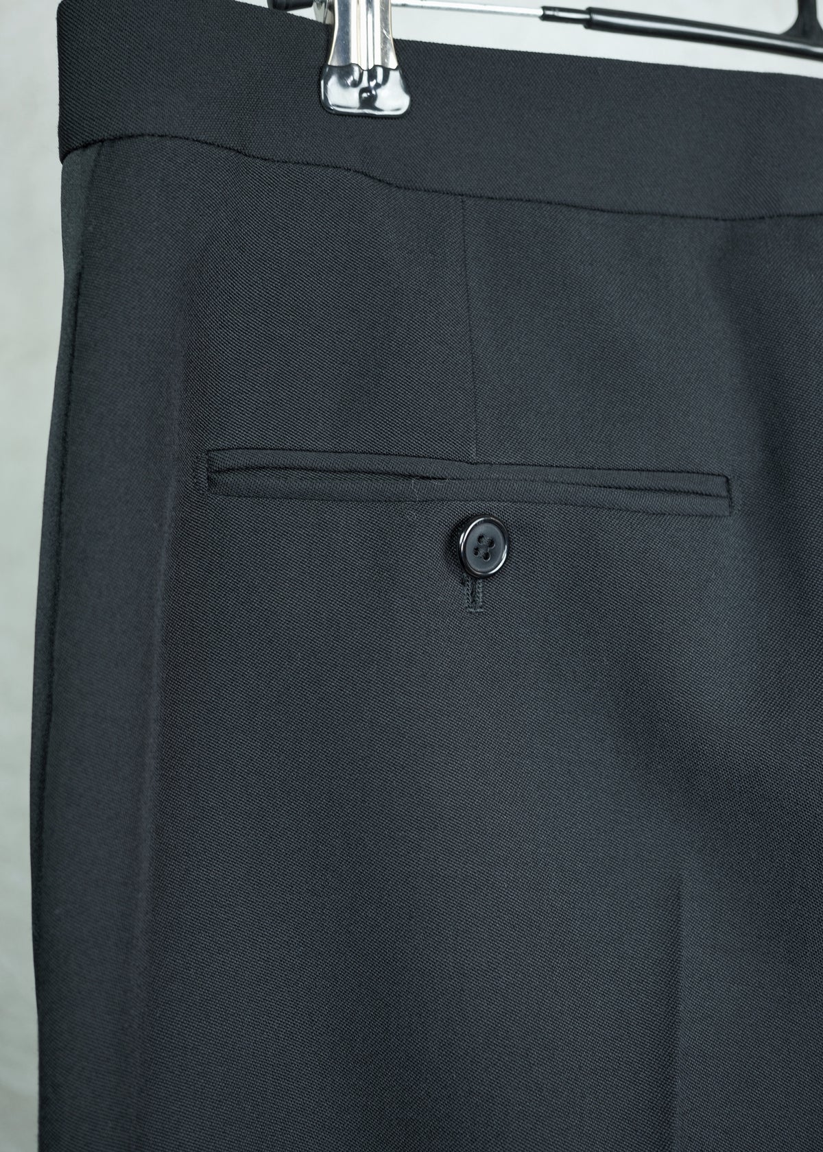 Saint Laurent Tuxedo Pants in Grain de Poudre