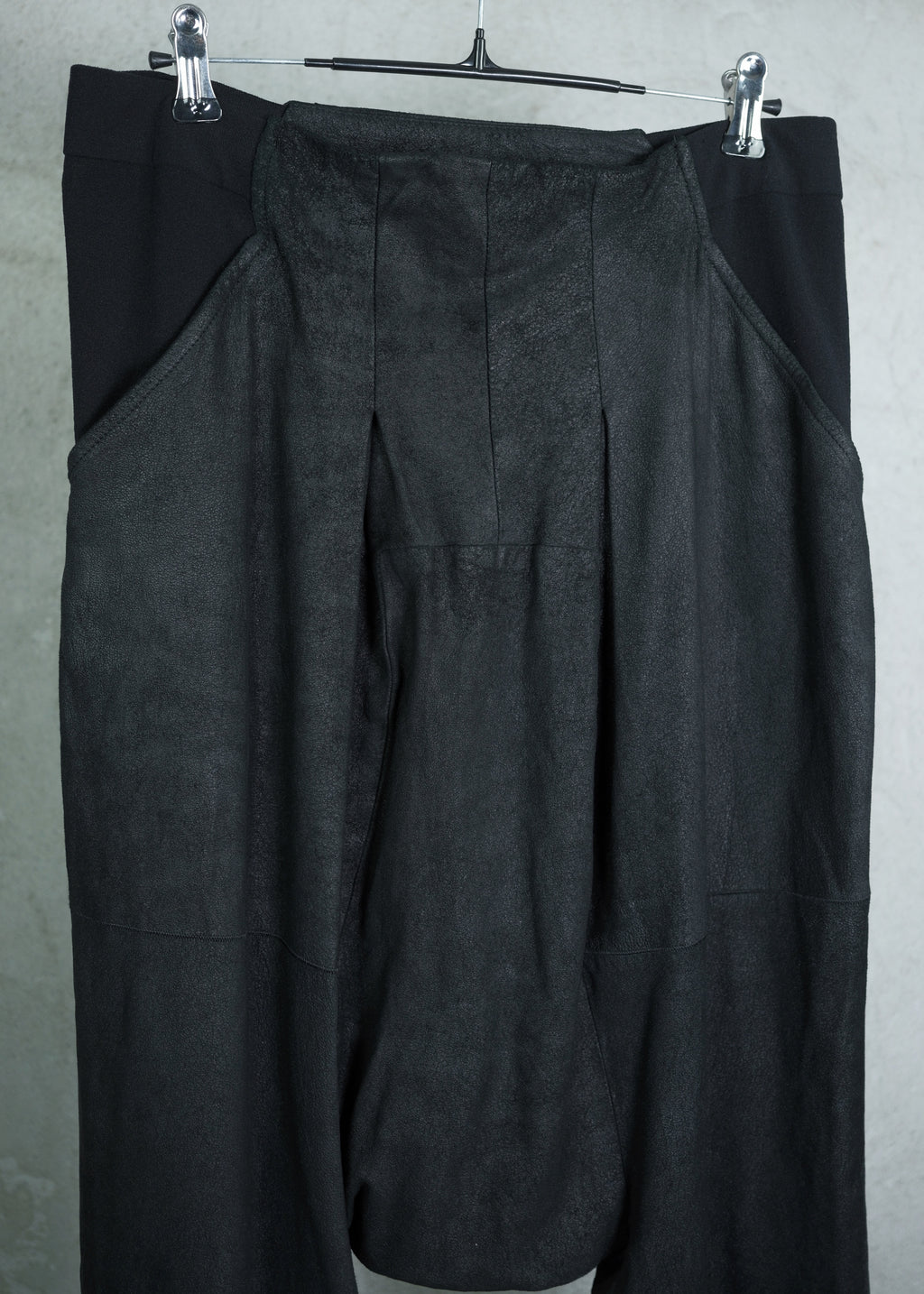 Rick Owens LIMO FW11 Leather Drop-Crotch Trousers