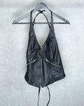 Harley-Davidson Leather Halter Top