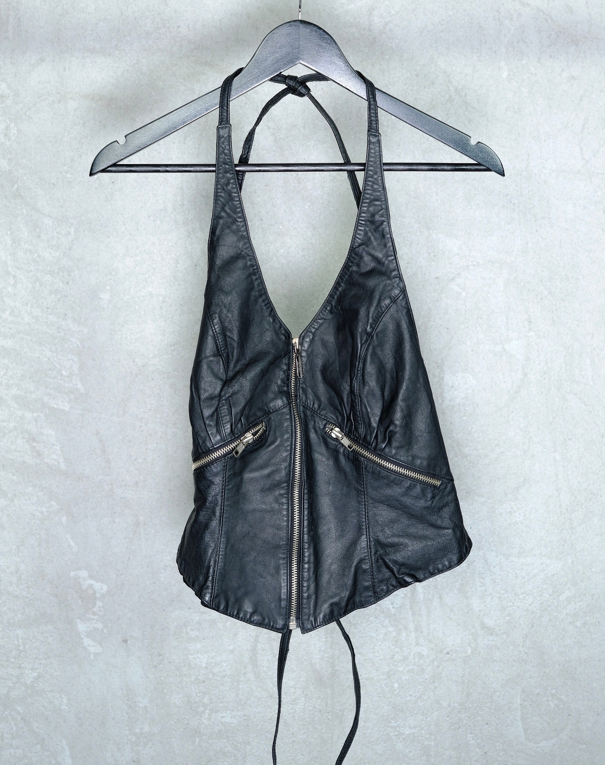 Harley-Davidson Leather Halter Top