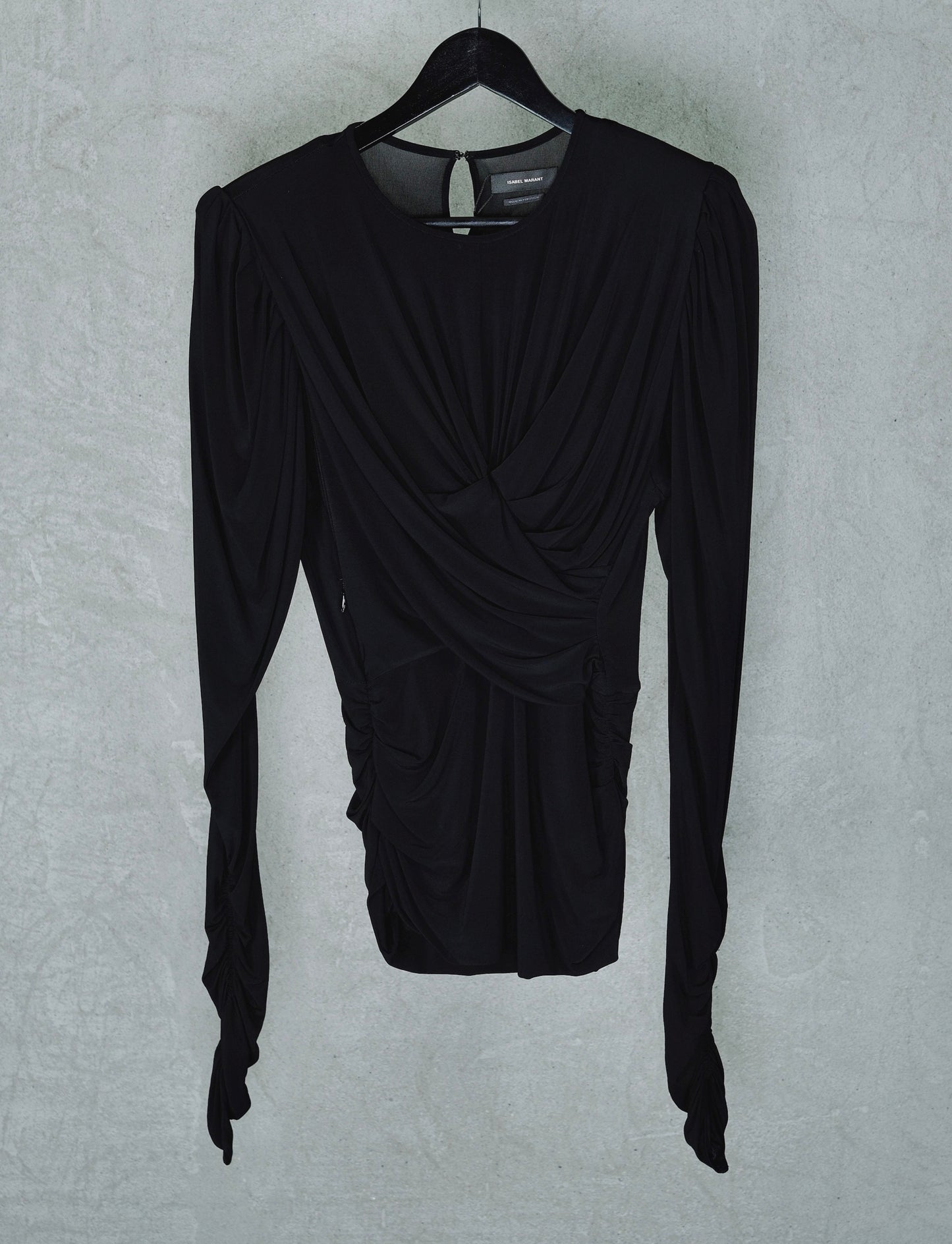 Isabel Marant Draped Black Top