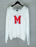 D&G by Dolce & Gabbana 2001 “M Varsity” Knit Sweater
