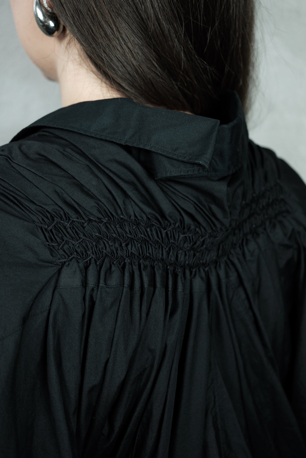 Junya Watanabe Comme des Garçons Smocked Balloon Shirt